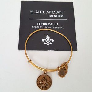 Alex and Ani Bracelet Fleur de Lis (+) Energy **As Is**